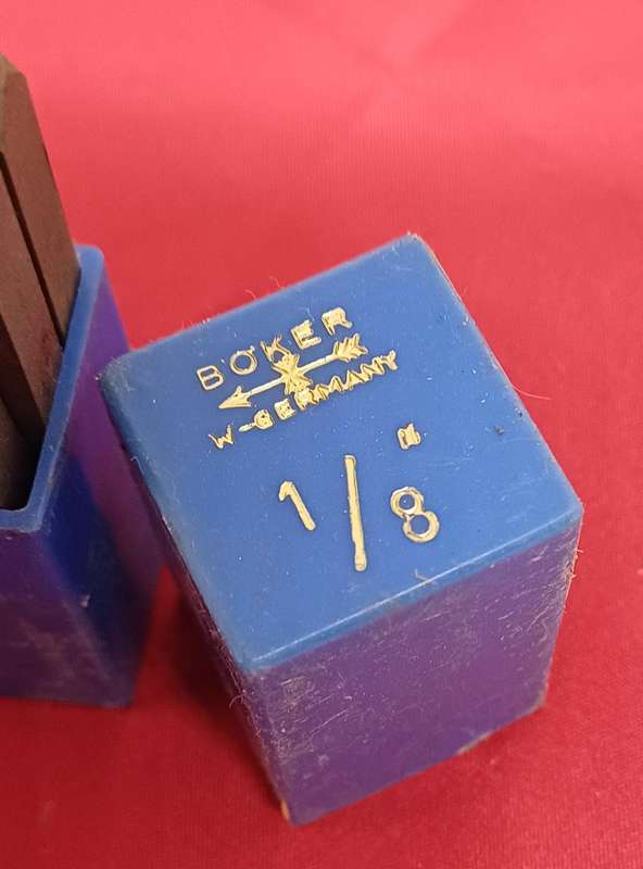 Steel number punches w-germany
