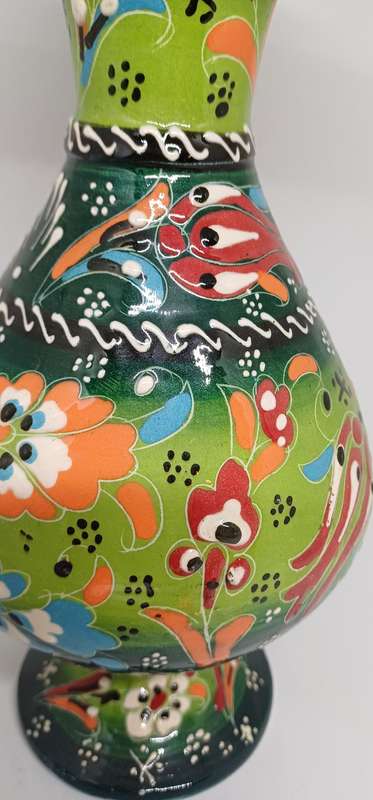 Handpainted vase