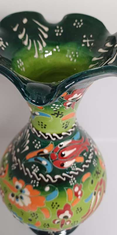 Handpainted vase