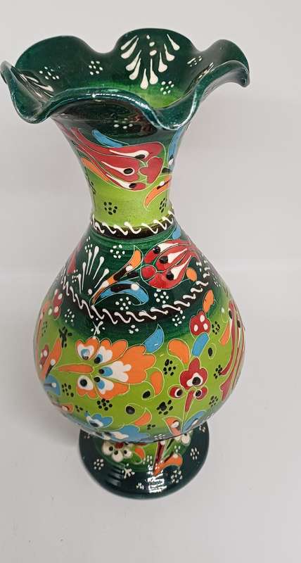 Handpainted vase