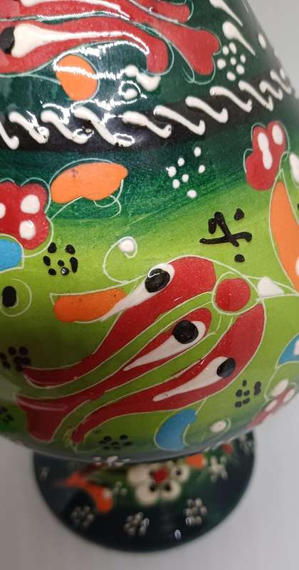 Handpainted vase