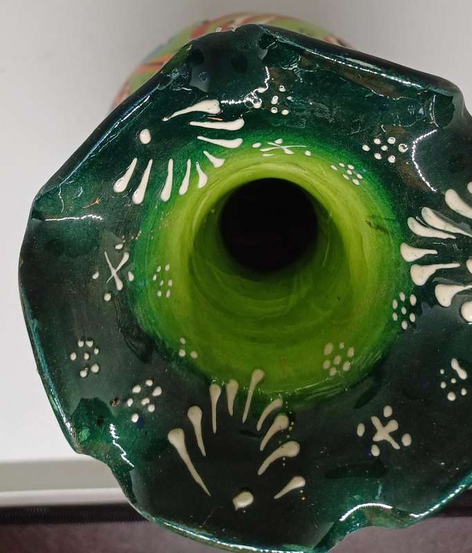 Handpainted vase
