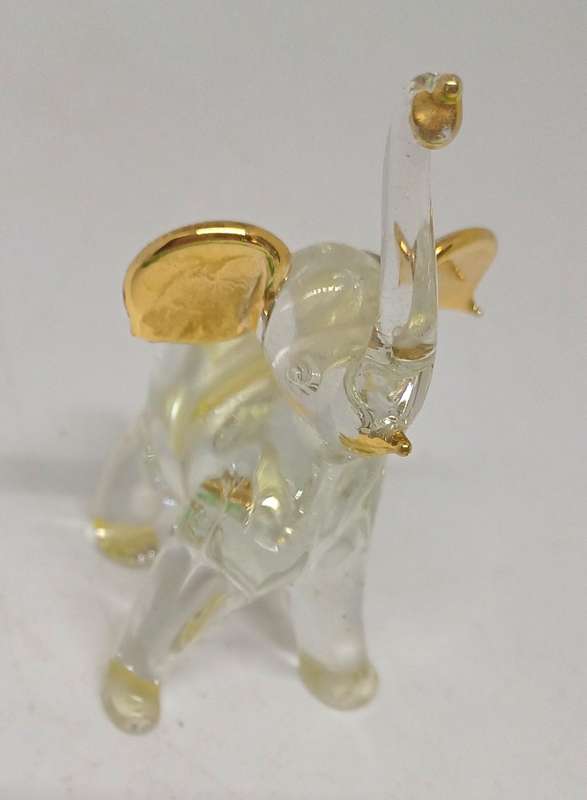 Two glass animals