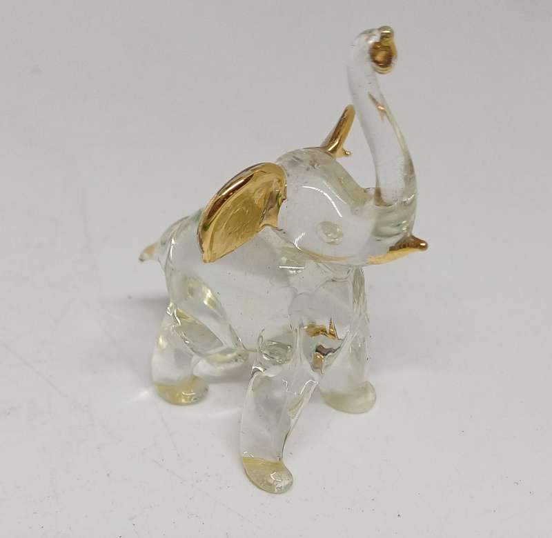 Two glass animals
