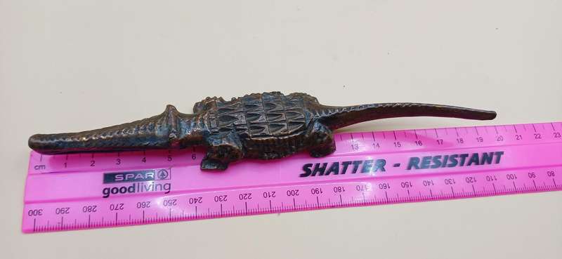 Paperweight -crocodile