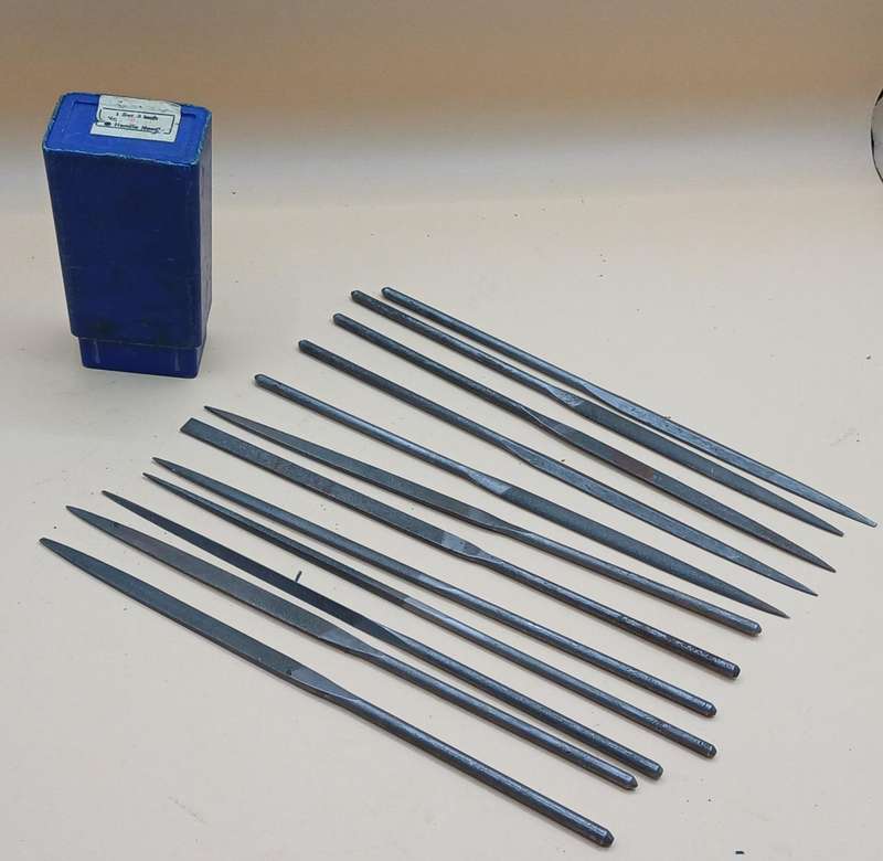 Set of needle files,small specialized files,for detailed work