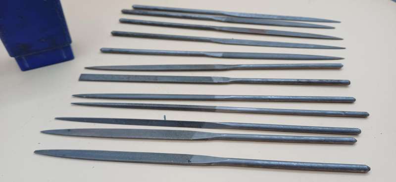 Set of needle files,small specialized files,for detailed work