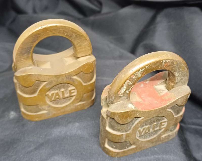 Two collectable Yale locks