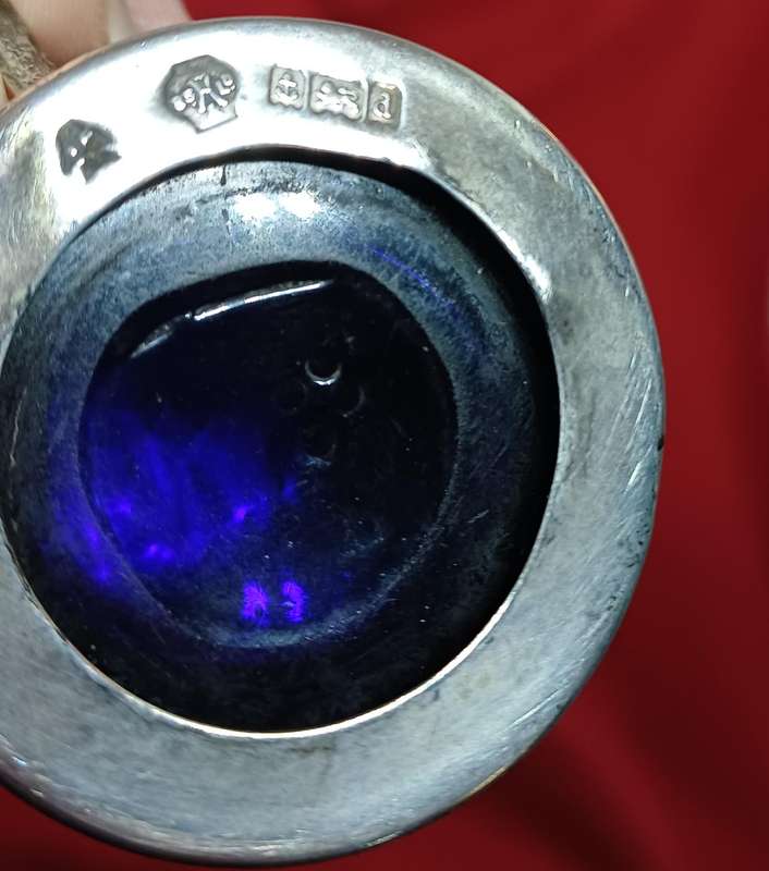 Silver hallmarked mustard pot