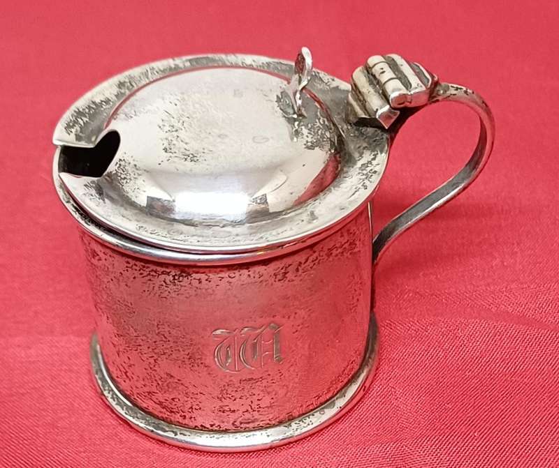 Silver hallmarked mustard pot