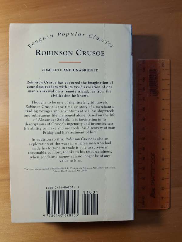 Robinson Crusoe by Daniel Defoe