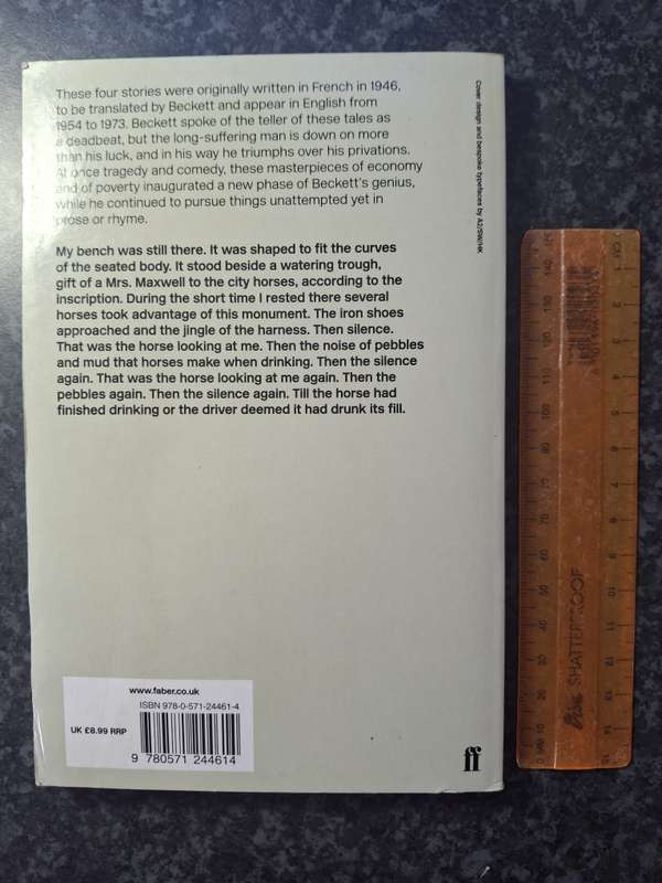 The Expelled/The Calmative/The End & First Love by Samuel Beckett