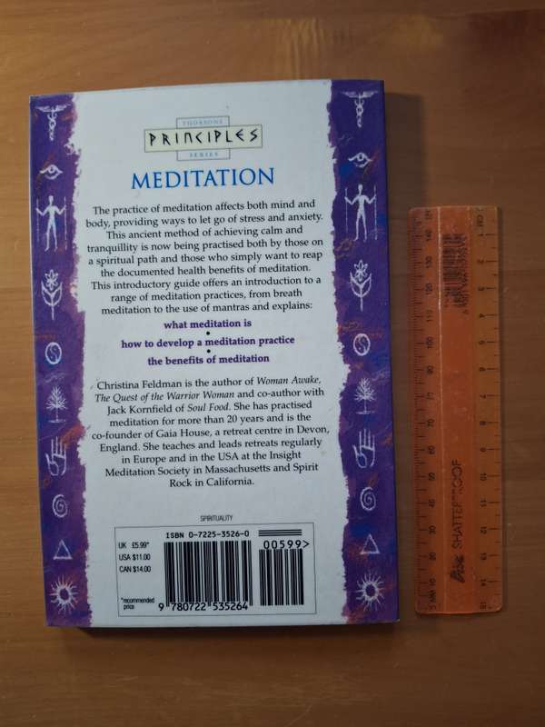 Thorsons Principles of Meditation by Christina Feldman