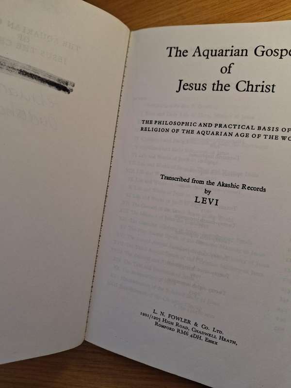The Aquarian Gospel of Jesus the Christ by Levi Dowling