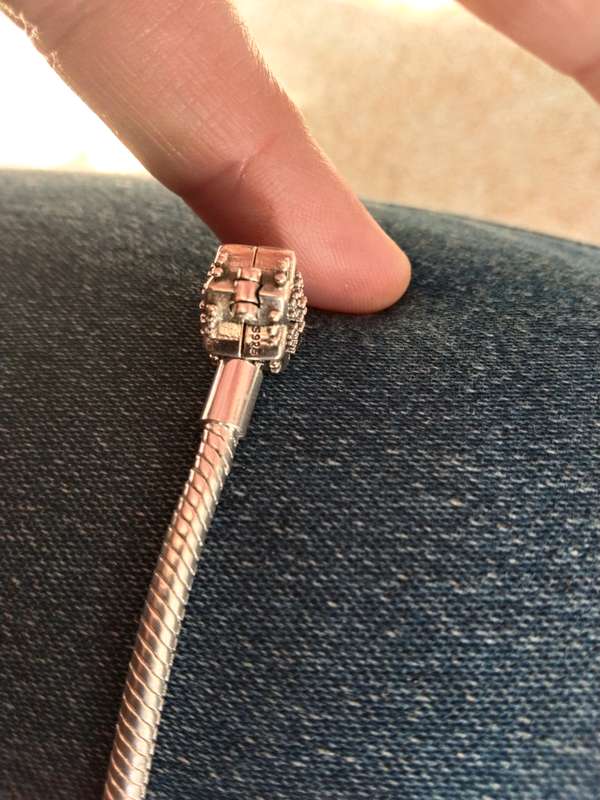 Silver Star charm snake band bracelet S925