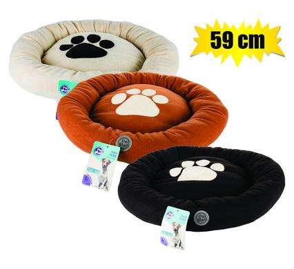Fleece Round Pet Bed 59cm