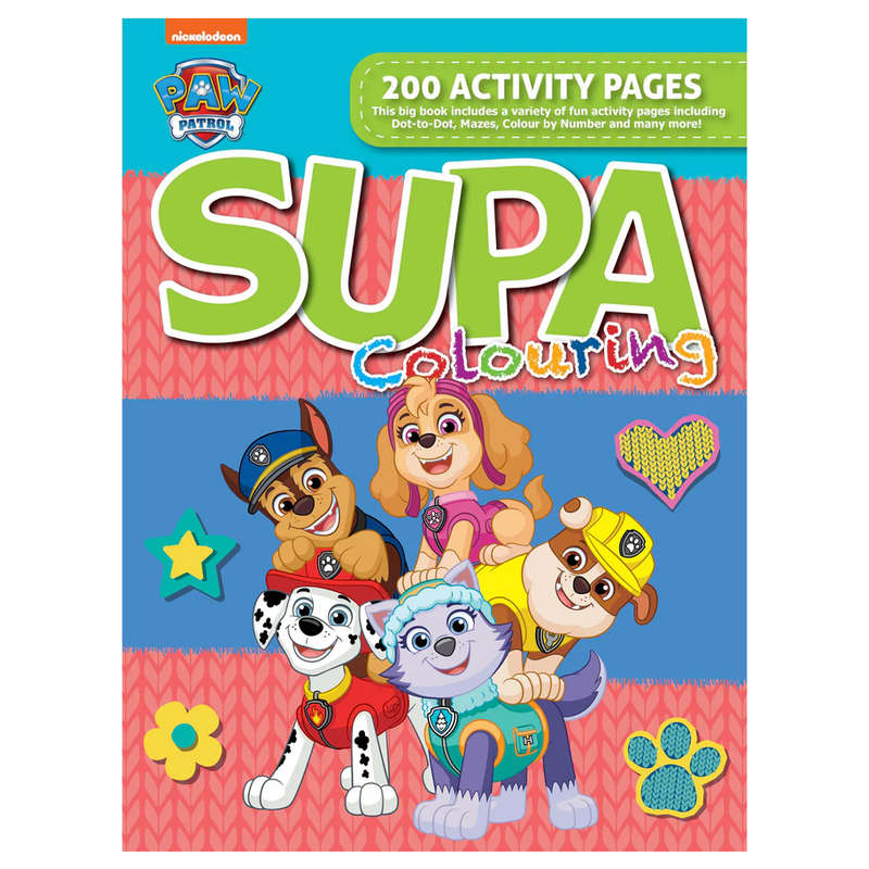 Paw Patrol 200 Page Giant Coloring Book