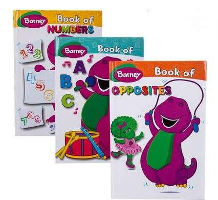 Barney Educational Book Assorted - Pack of 4