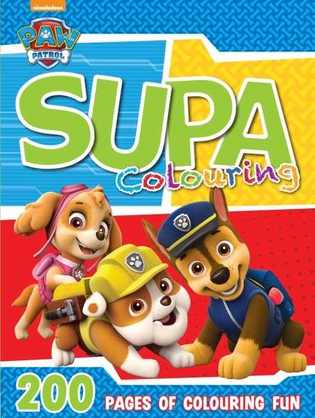 Paw Patrol 200 Page Giant Coloring Book