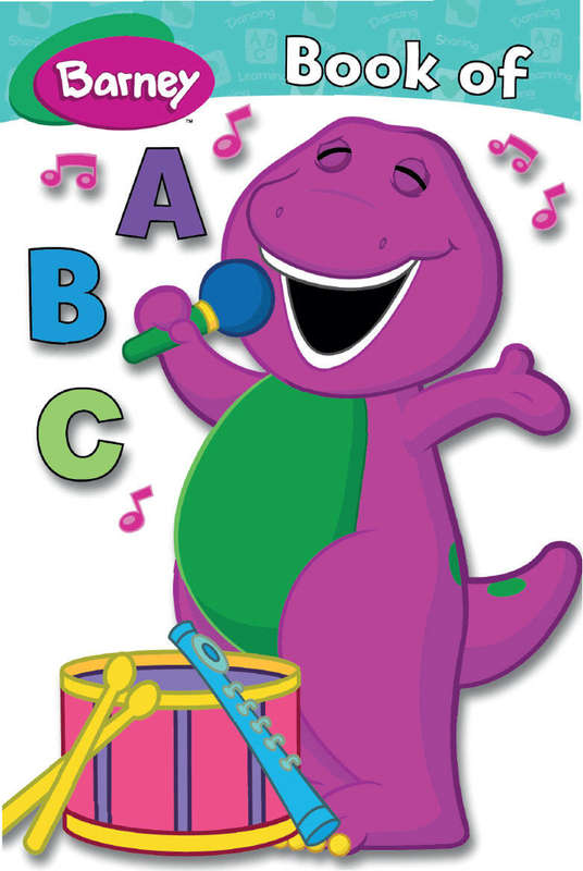 Barney Educational Book Assorted - Pack of 4