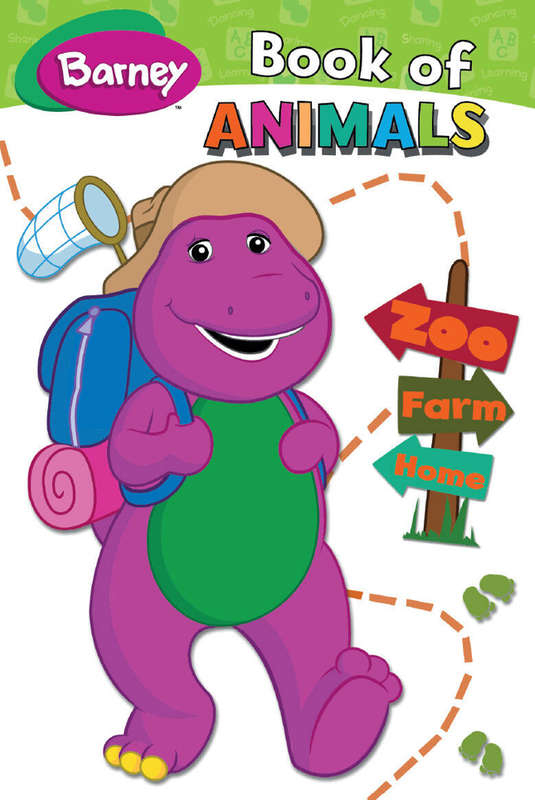 Barney Educational Book Assorted - Pack of 4