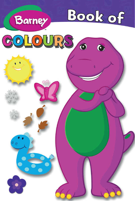 Barney Educational Book Assorted - Pack of 4