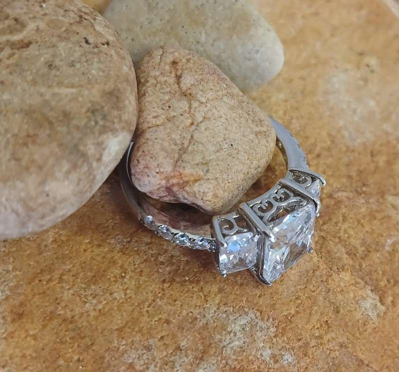 Vintage Filigree .925 Sterling Silver Scroll Ring