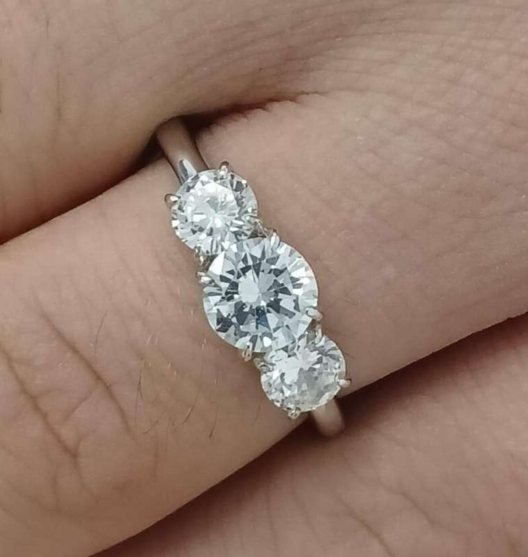 Timeless .925 Sterling Silver Trilogy Ring