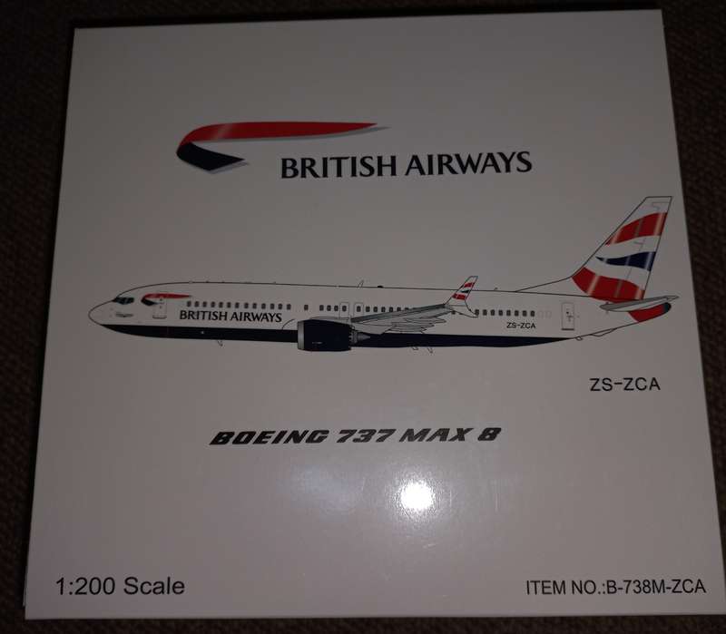 1/200 Britsh Airways Comair B737 Max8