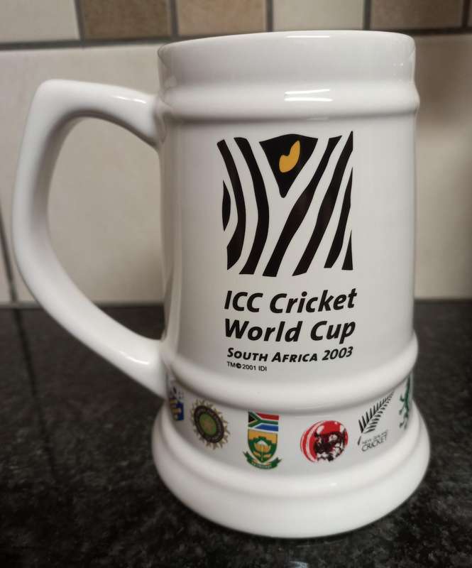 ICC World Cup South Africa 2003 Porcelain Beer Mug