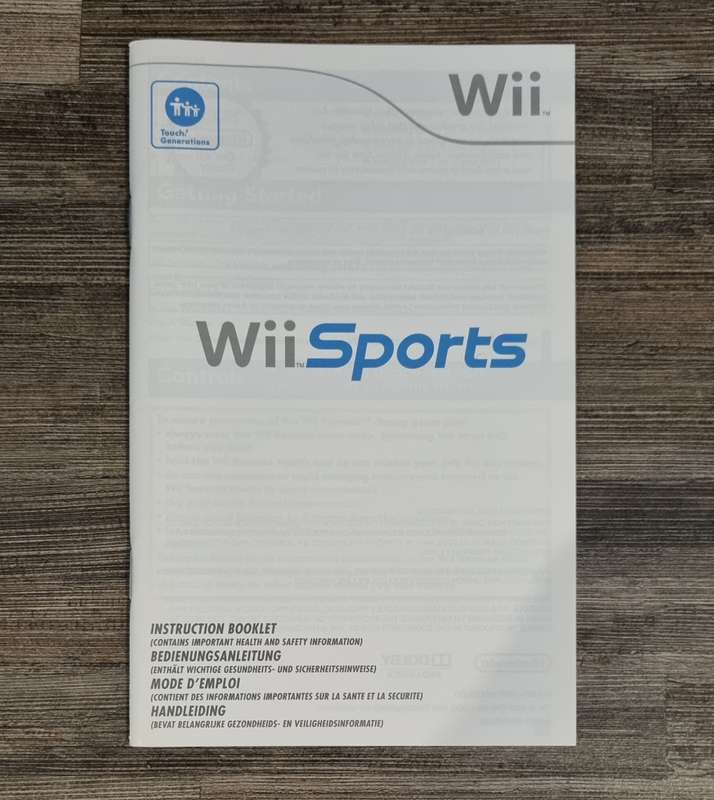 Manual for Wii Sports