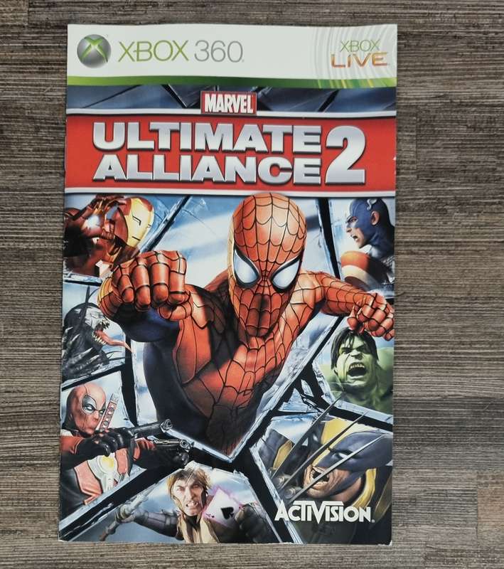 Manual for Marvel Ultimate Alliance 2 for Xbox 360