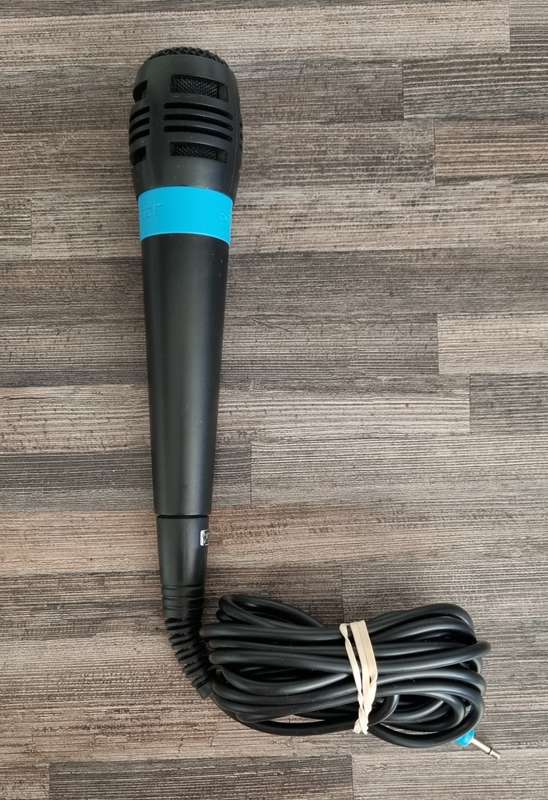 Blue Sing Star Mic for PS2 + PS3 - Untested