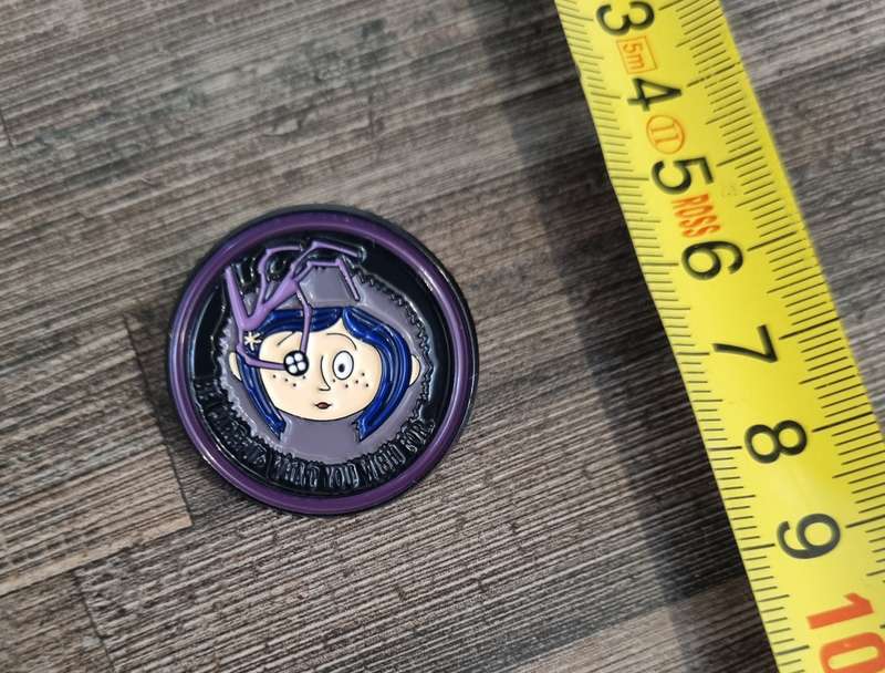 Coraline Enamel Pin