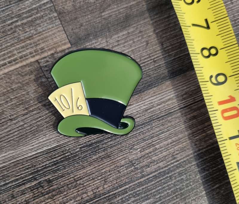Mad Hatter's Hat Enamel Pin