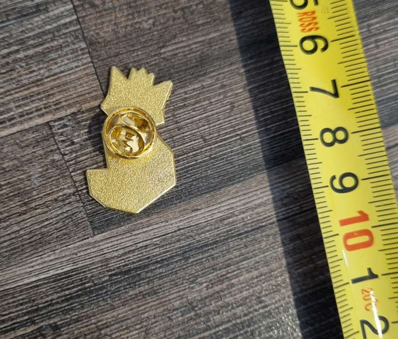 Geometric Fox Enamel Pin