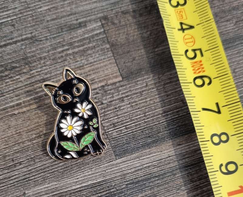 Black Cat Enamel Pin