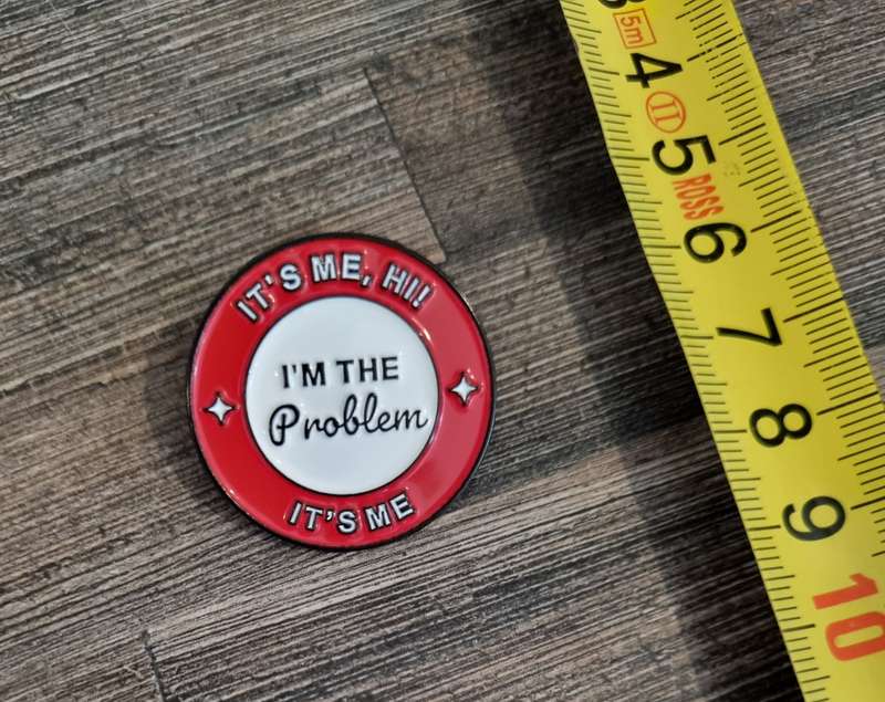 Taylor Swift Quote Enamel Pin