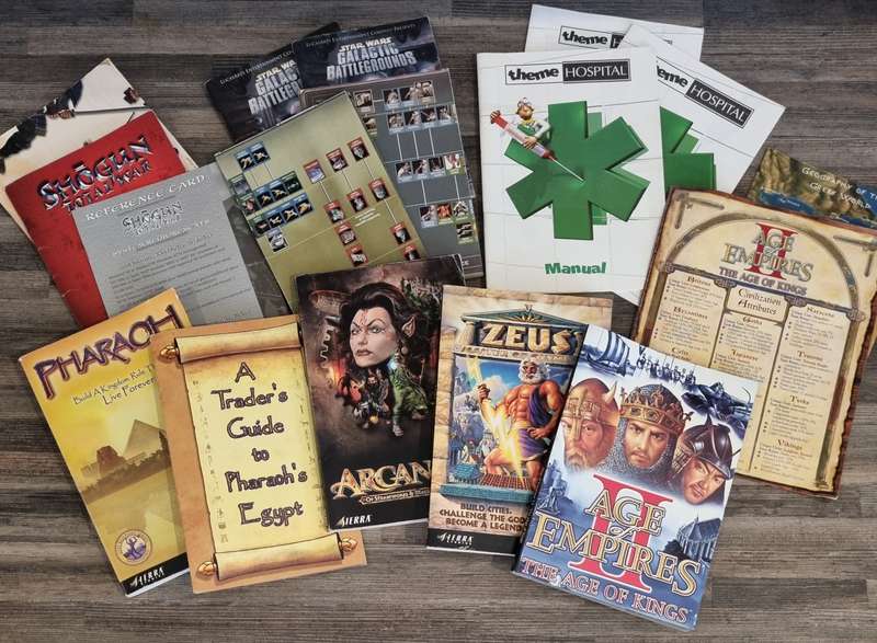 PC Games + Manuals Bundle