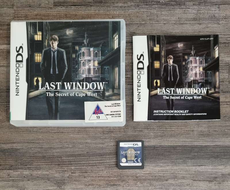 Last Window The Secret of Cape West for Nintendo DS - Complete