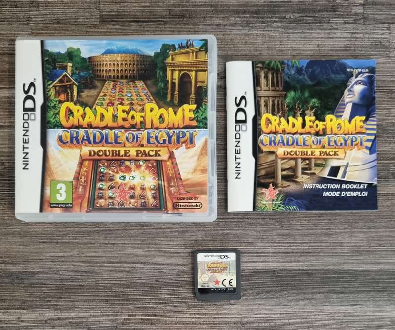 Cradle of Rome + Cradle of Egypt Double Pack for Nintendo DS - Complete