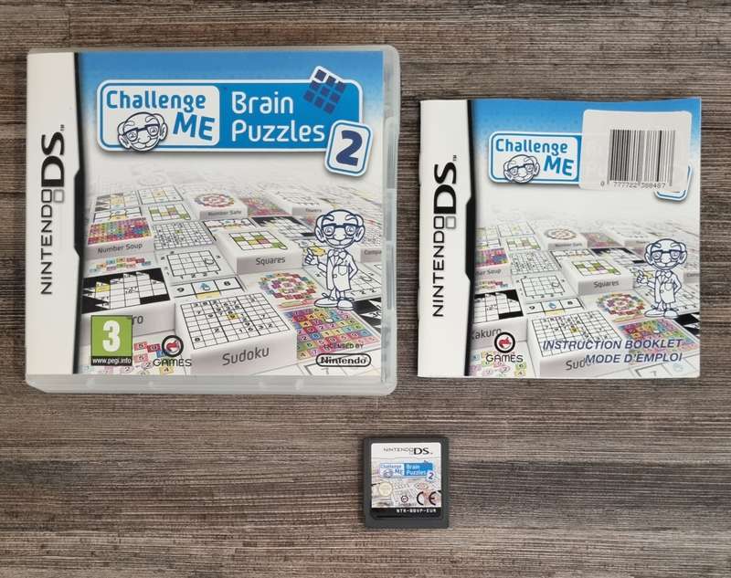 Challenge Me Brain Puzzles 2 for Nintendo DS - Complete