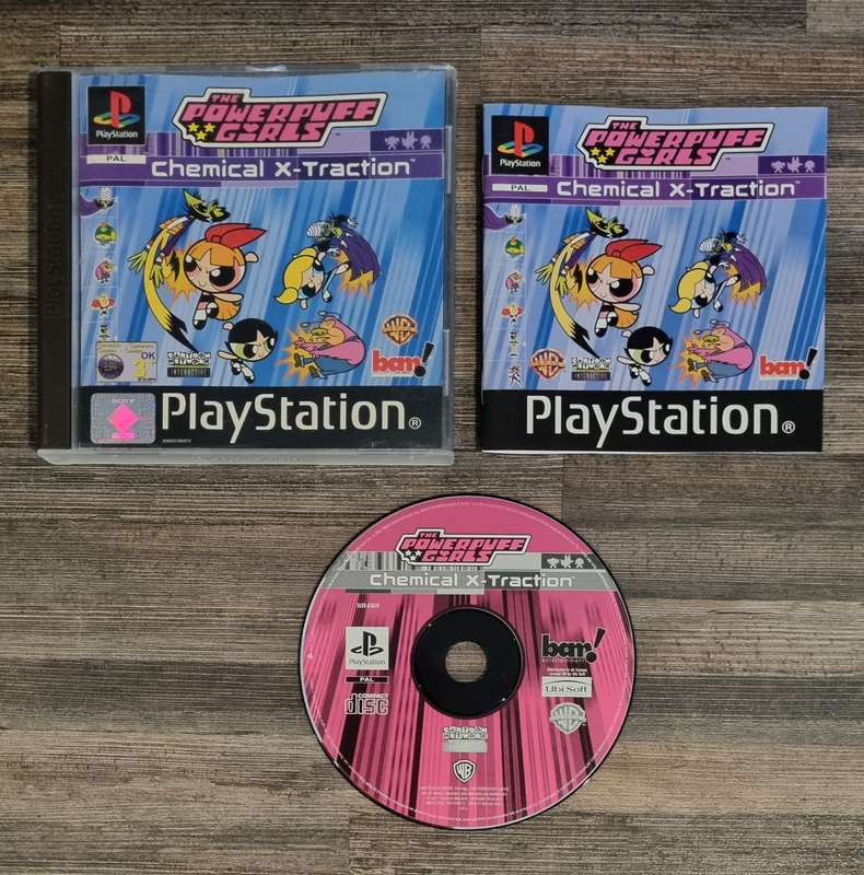 The Powerpuff Girls Chemical X-Traction for PS1 - Complete