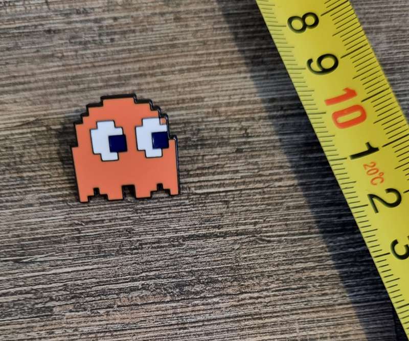 Pacman Ghost Enamel Pin