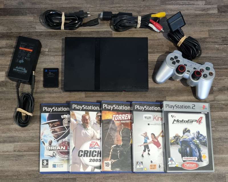 PS2 Console + Games Bundle