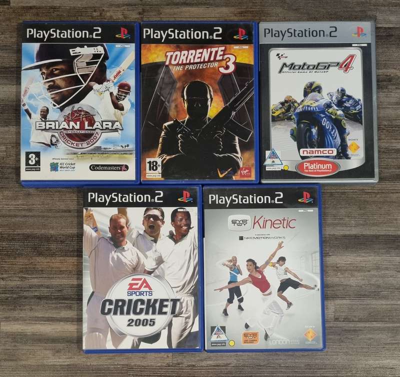 PS2 Console + Games Bundle