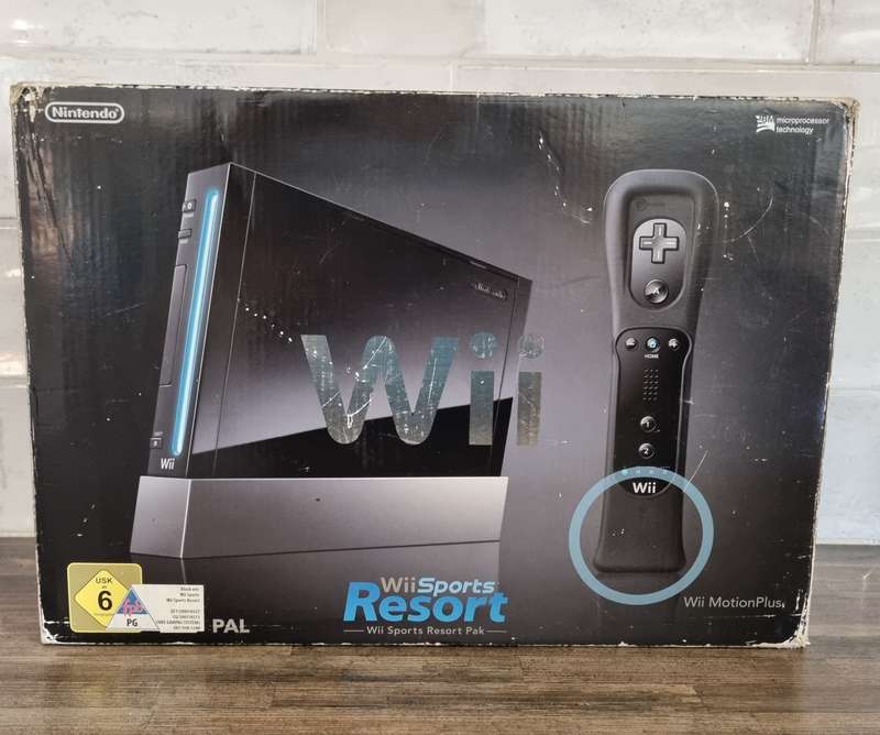 Black Nintendo Wii Console + Motion Plus Bundle
