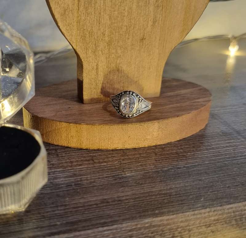 925 Sterling Silver Ring - Size L