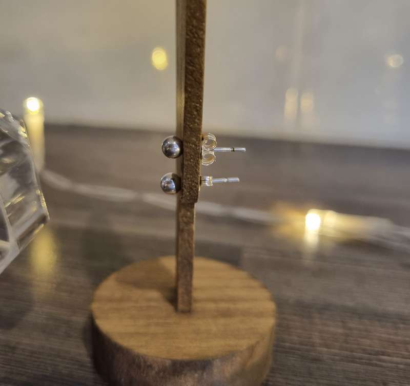 925 Sterling Silver Ball Studs