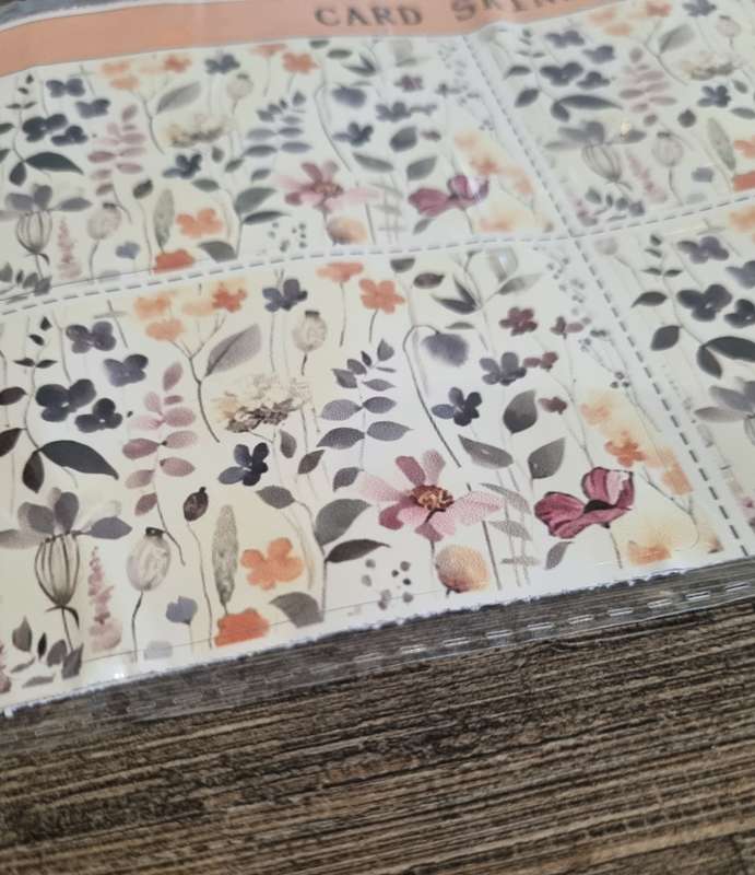 Floral Credit Card Skin